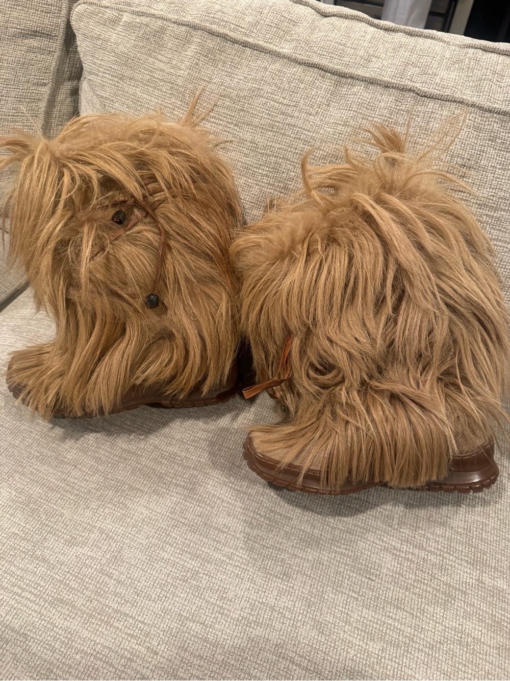 PAJAR yeti goat fur snow boots